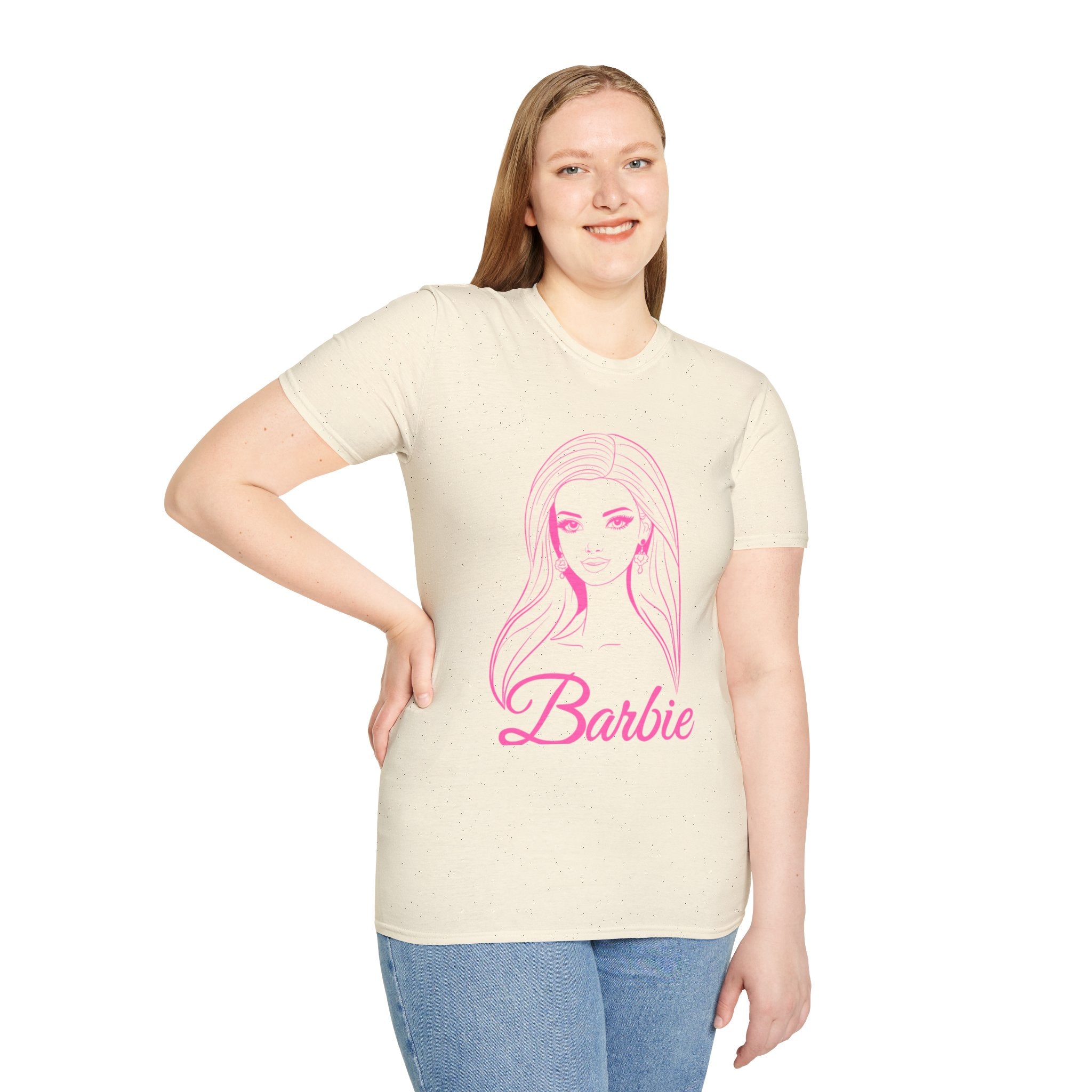 Barbie Inspired Unisex Softstyle T-Shirt | Cute Cartoon Tee for Casual Wear, Birthday Gift, Retro Fashion, Barbie Party, Trendy [...]