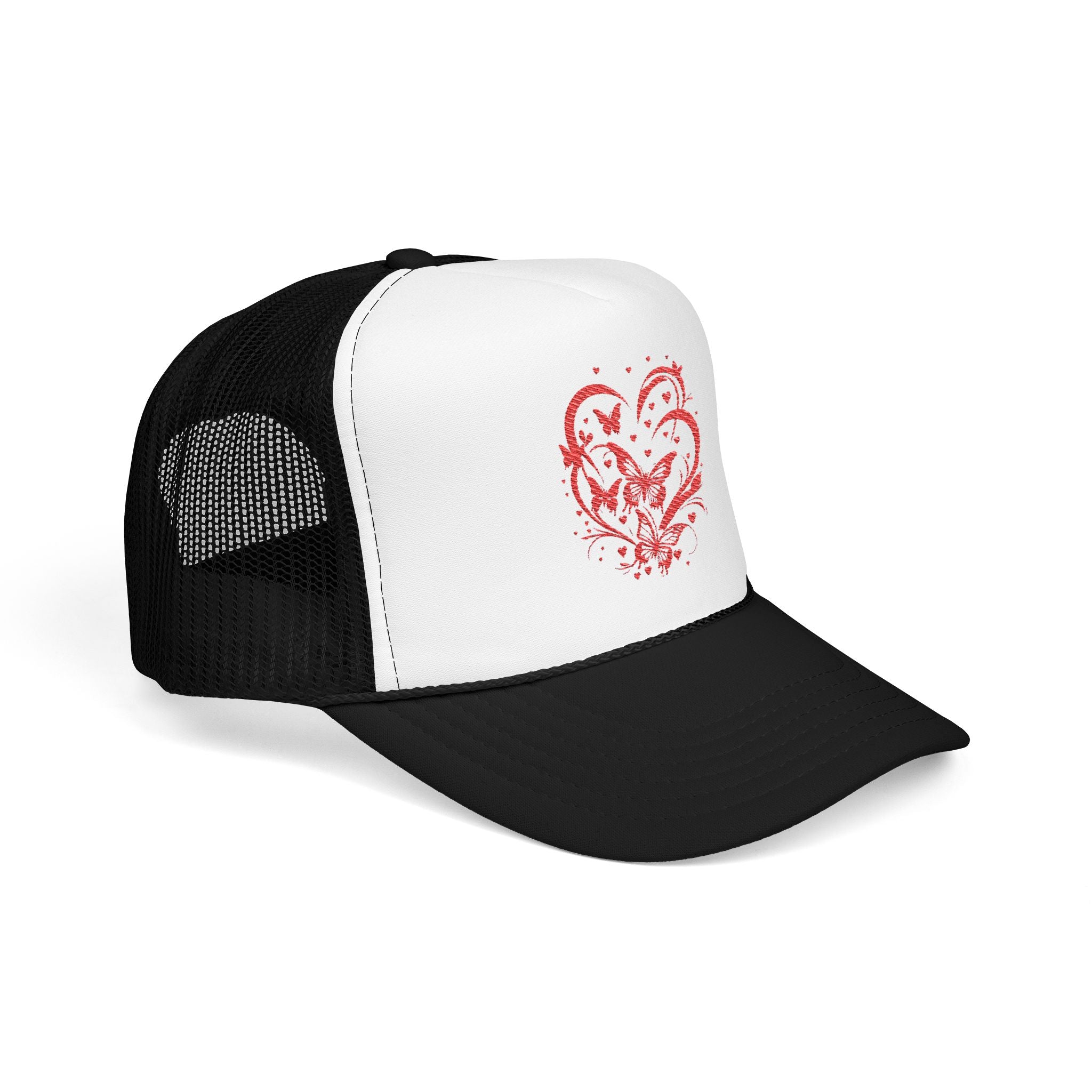 Embroidered Foam Trucker Hat, Trendy Caps, Casual Hat for Summer, Outdoor Activities, Gift for Him/Her, Holiday Essentials