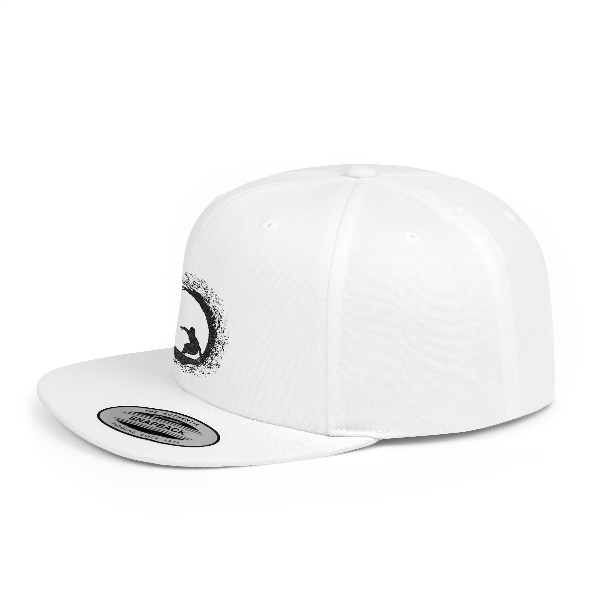 Surfing Flat Bill Snapback Hat, Beachwear Gift, Trendy Hats for Summer, Cool Men's Accessories, Outdoor Adventure Gear