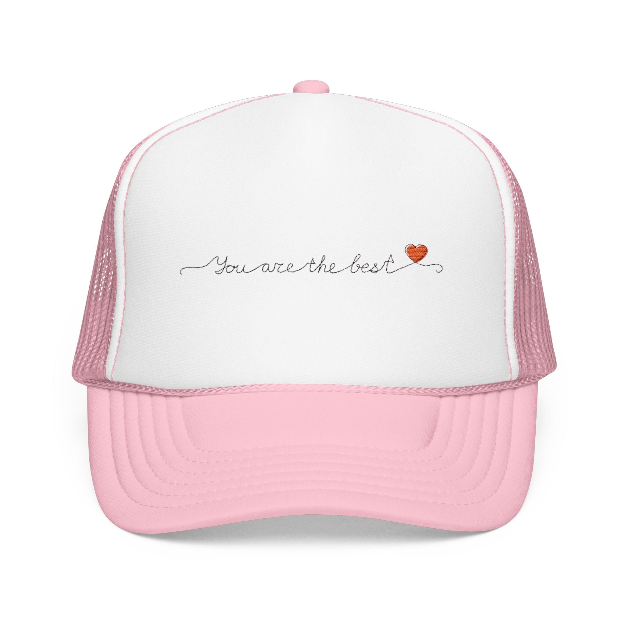 Copy of You Are the Best Foam Trucker Hat, Custom Embroidered Cap, Gift for Friends, Casual Wear, Birthday Gift, Inspirational Accessory