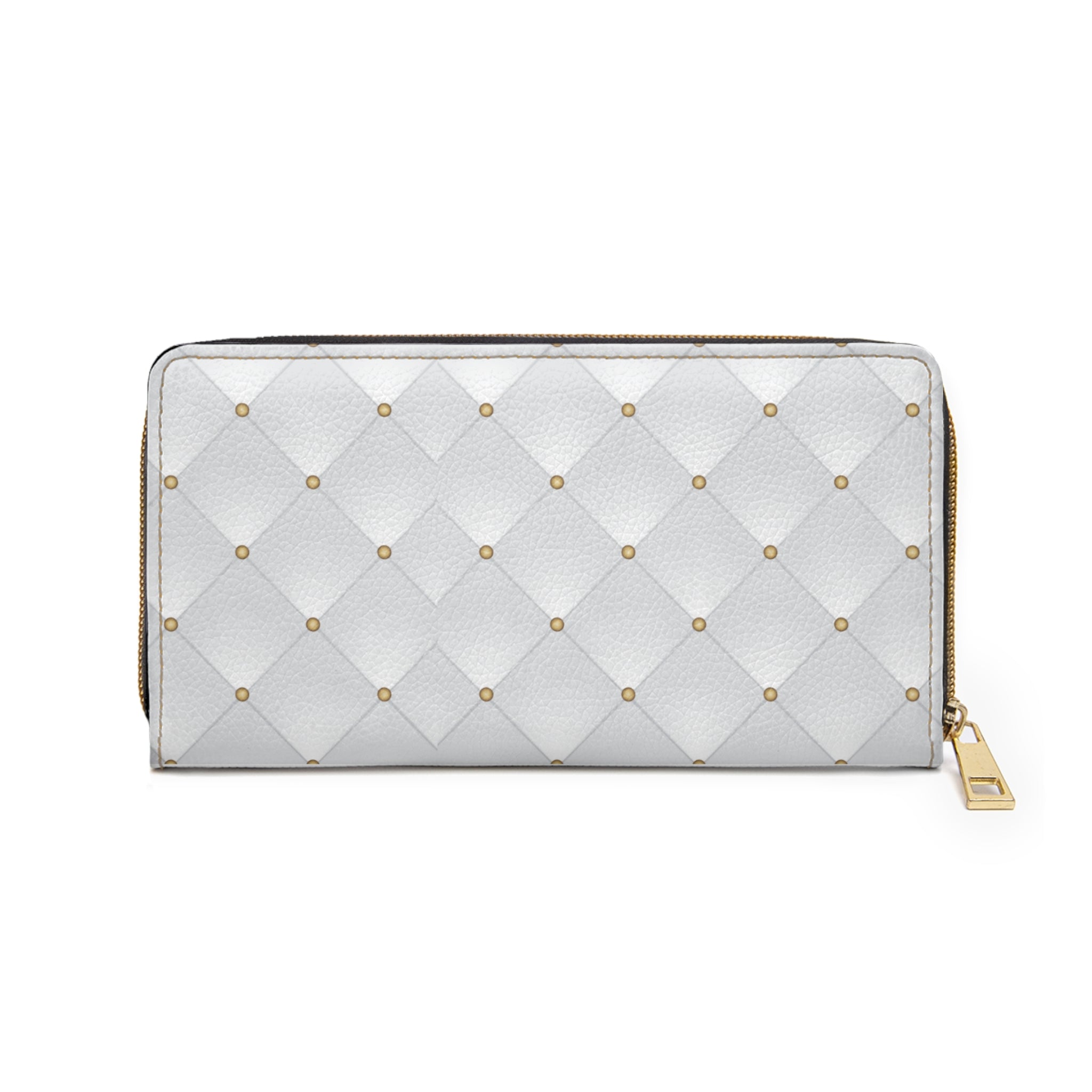 Elegant Quilted Zipper Wallet - Chic Accessory for Everyday Use, Travel, Gift for Her, Stylish Organization, Fashion Statement