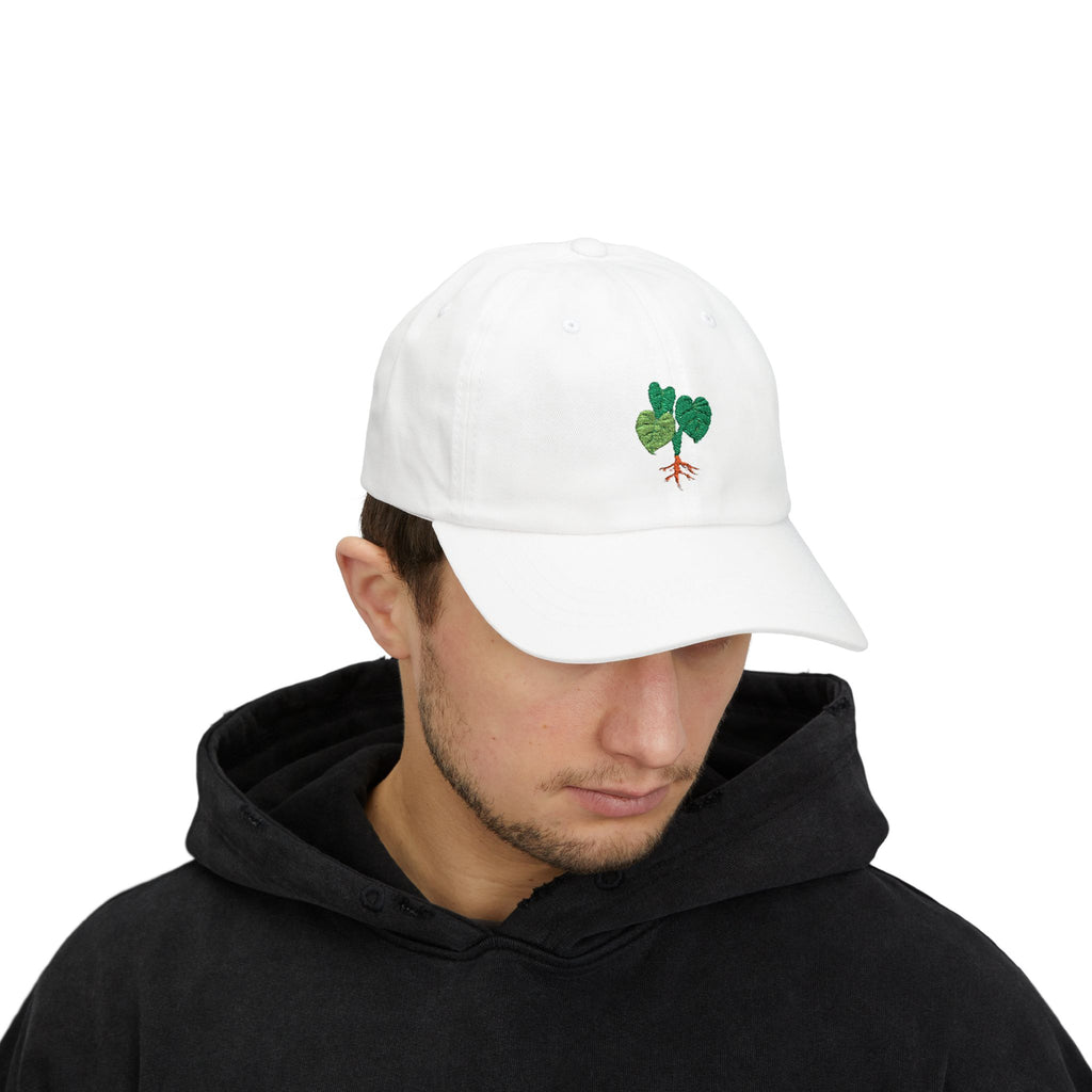 Kalo(taro leaf) Classic Dad Cap | Casual Green Leaf Hat, Gift for Dads, Gardening Enthusiasts, Outdoor Lovers, Eco-Friendly Fashion