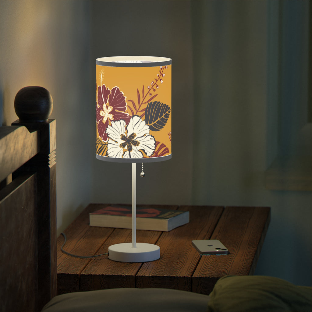 Floral Table Lamp | Chic Home Décor, Boho Lighting, Modern Decor, Bedroom Accent, Gift for Her