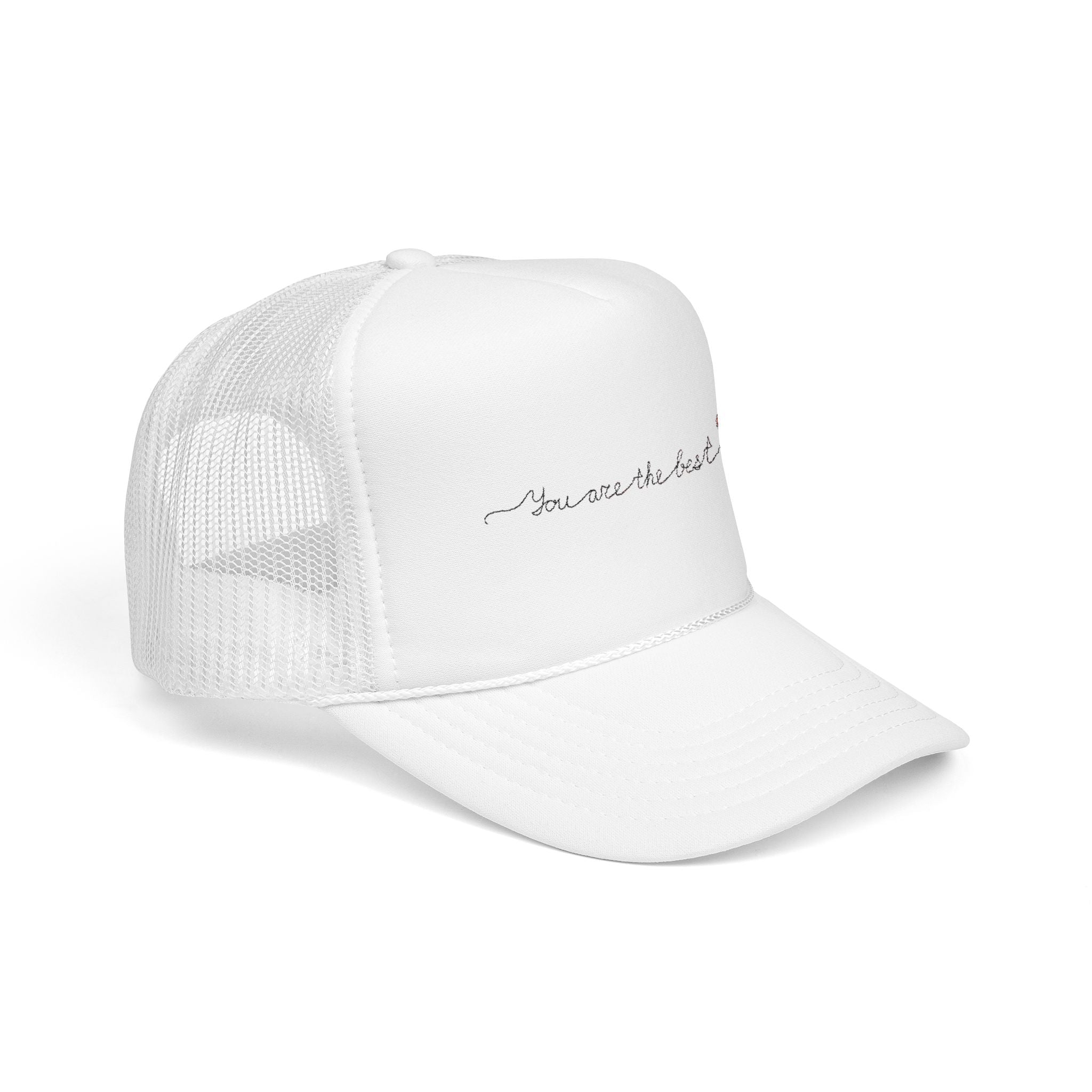 Copy of You Are the Best Foam Trucker Hat, Custom Embroidered Cap, Gift for Friends, Casual Wear, Birthday Gift, Inspirational Accessory