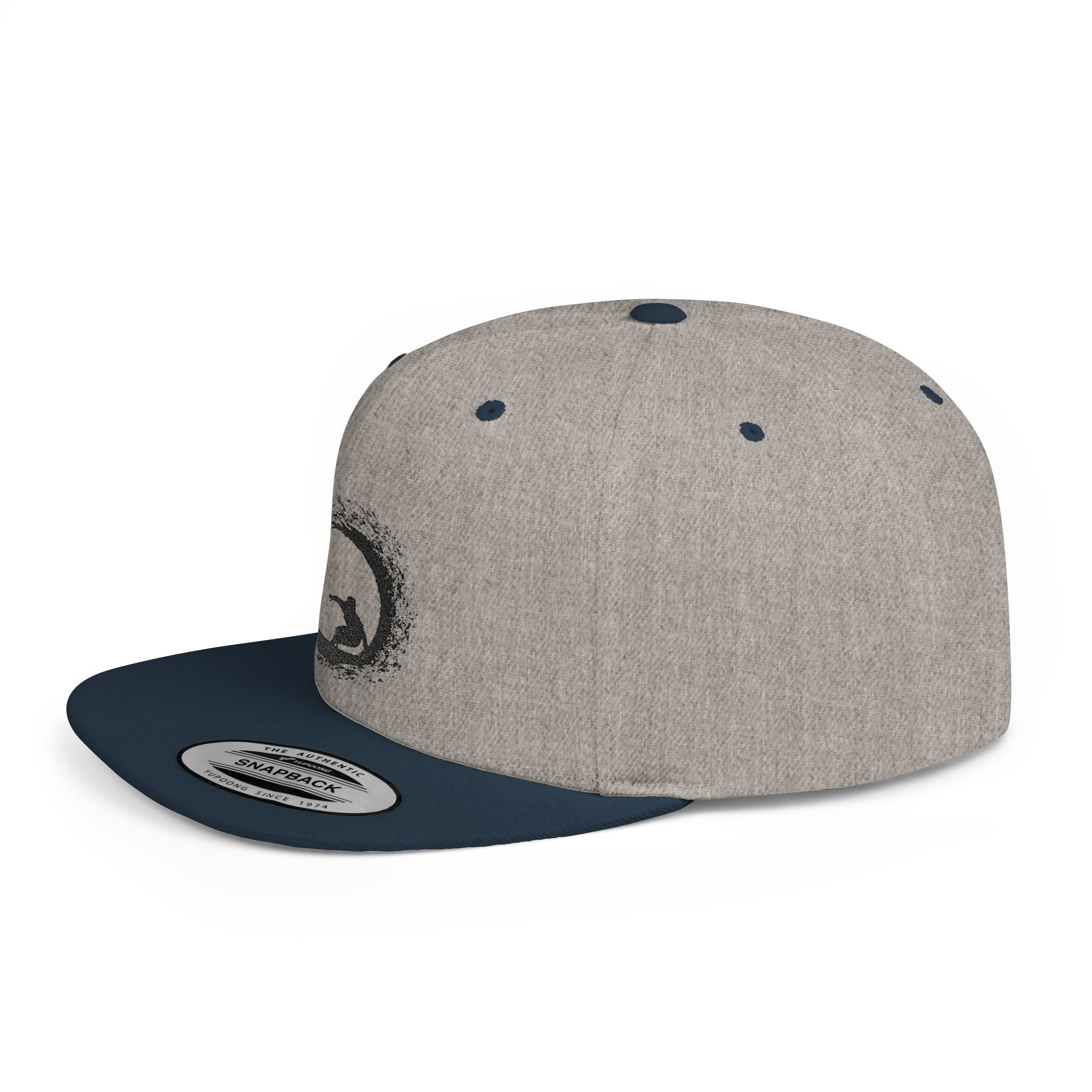 Surfing Flat Bill Snapback Hat, Beachwear Gift, Trendy Hats for Summer, Cool Men's Accessories, Outdoor Adventure Gear