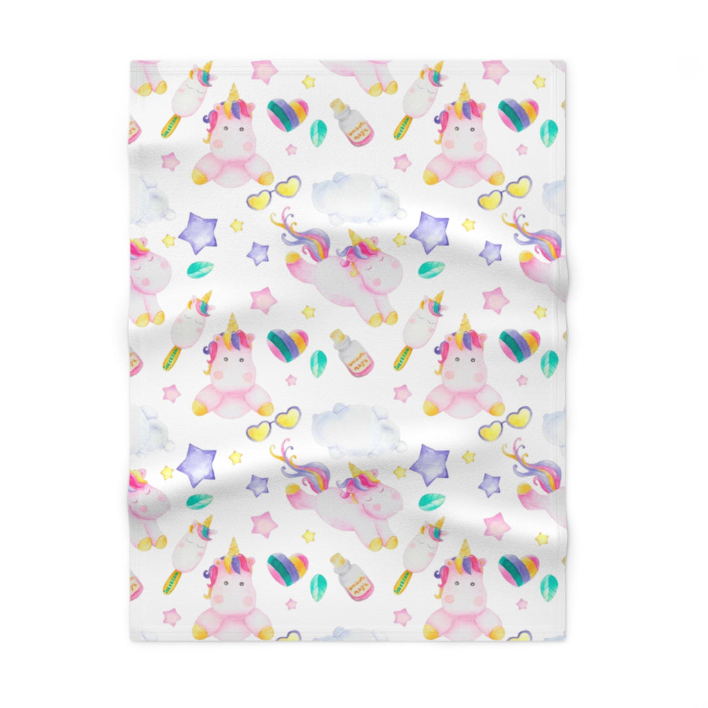 Unicorn Baby Blanket - Cozy Fleece for nurseries, Baby Showers, Kids' Rooms, Birthdays, Soft Throw for Little Ones, Adorable Nursery Decor