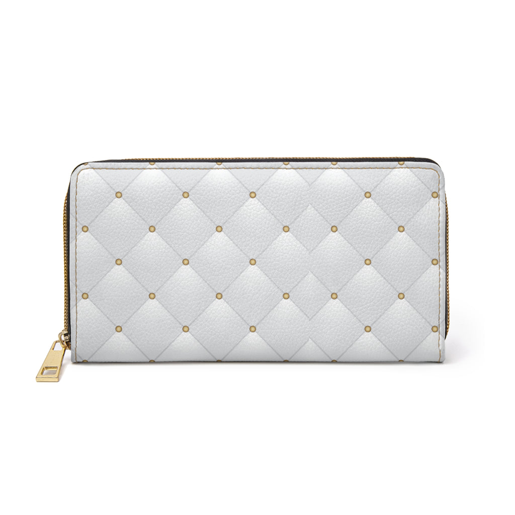 Elegant Quilted Zipper Wallet - Chic Accessory for Everyday Use, Travel, Gift for Her, Stylish Organization, Fashion Statement
