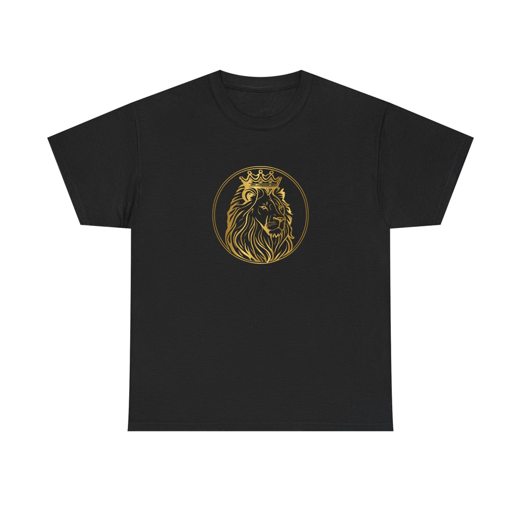 Majestic Lion Unisex Heavy Cotton Tee - Perfect for Animal Lovers, Casual Outings, Gifts, Birthdays, and More