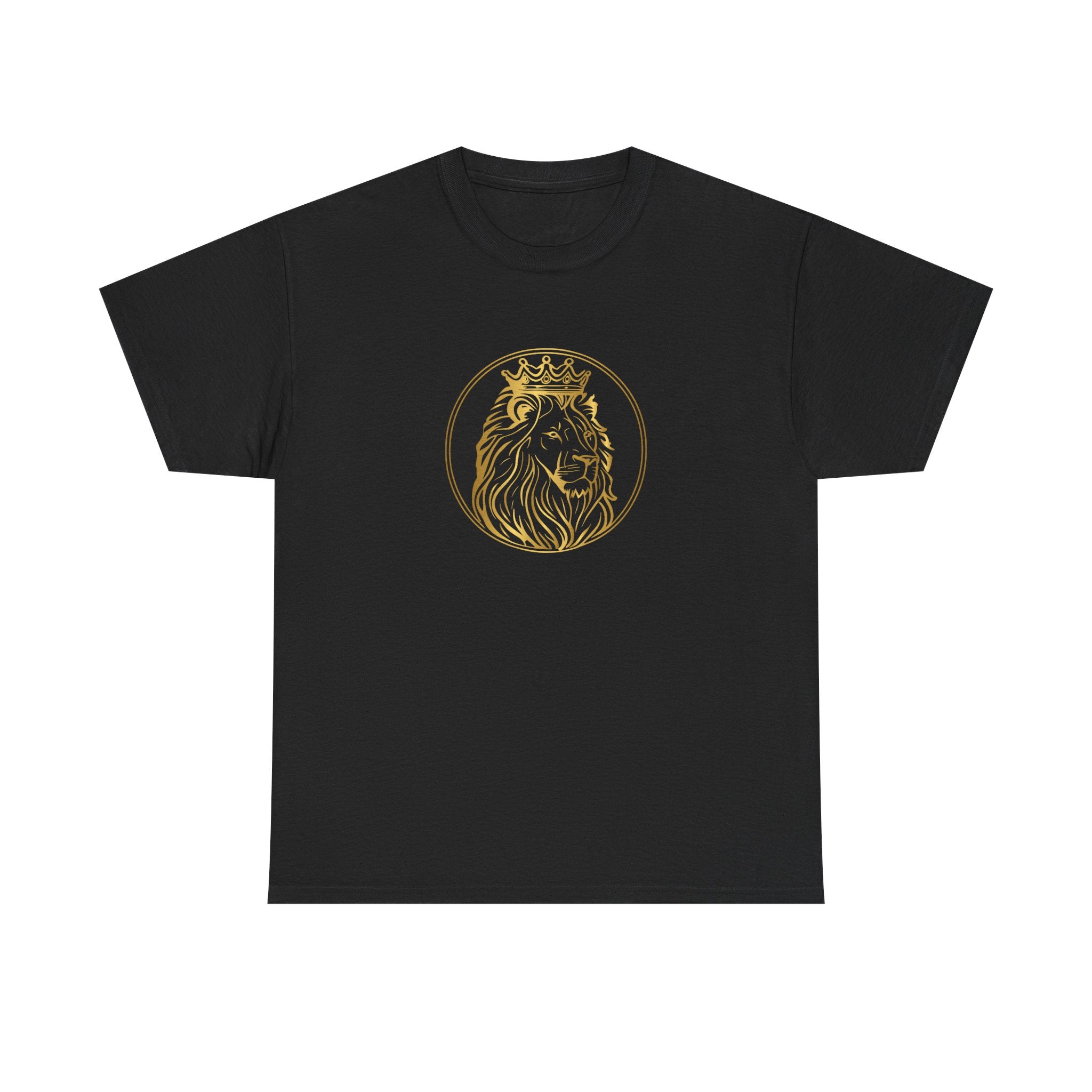 Majestic Lion Unisex Heavy Cotton Tee - Perfect for Animal Lovers, Casual Outings, Gifts, Birthdays, and More