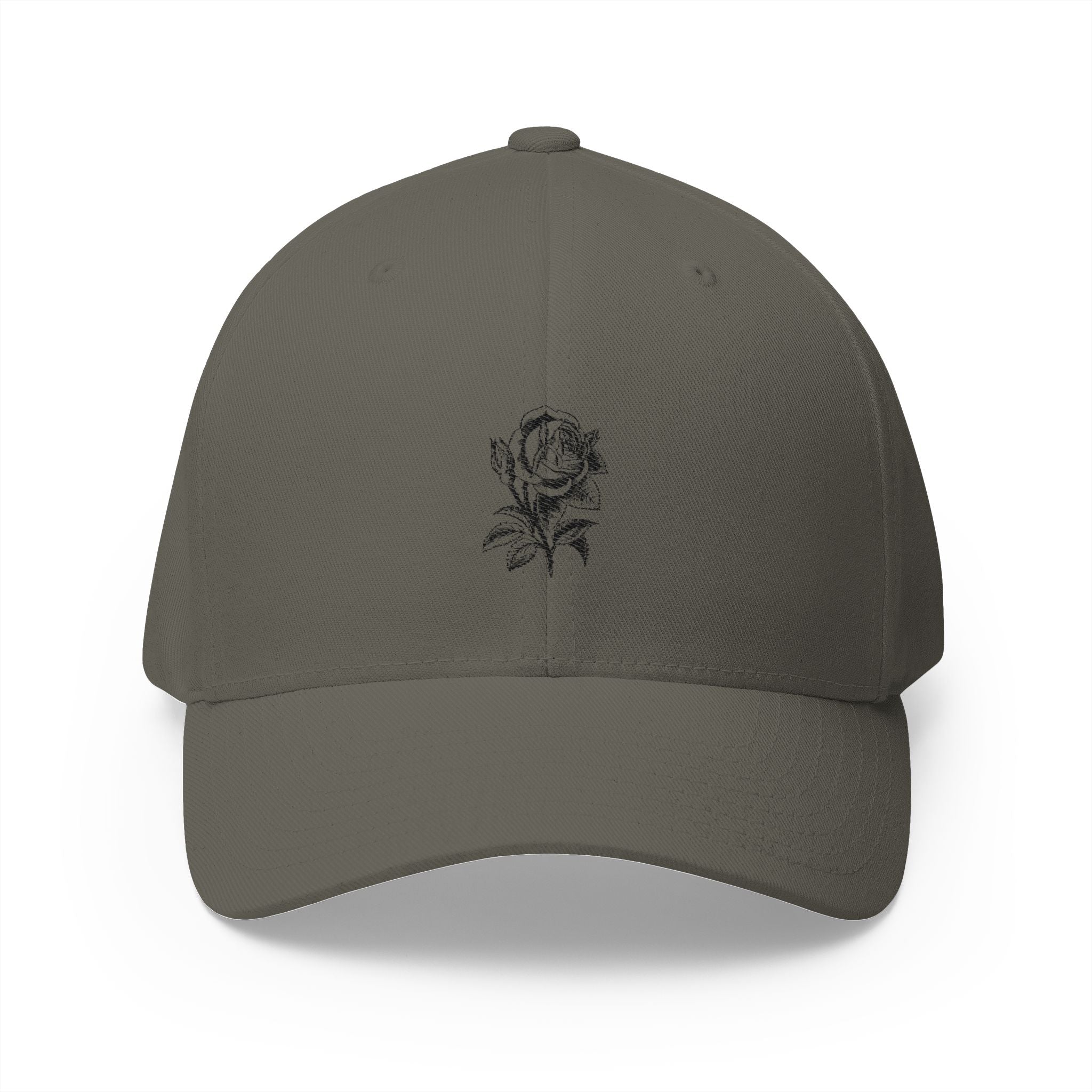 Embroidered Rose Cap, Stylish Hat, Casual Wear, Gift for Her, Summer Accessory, Floral Cap