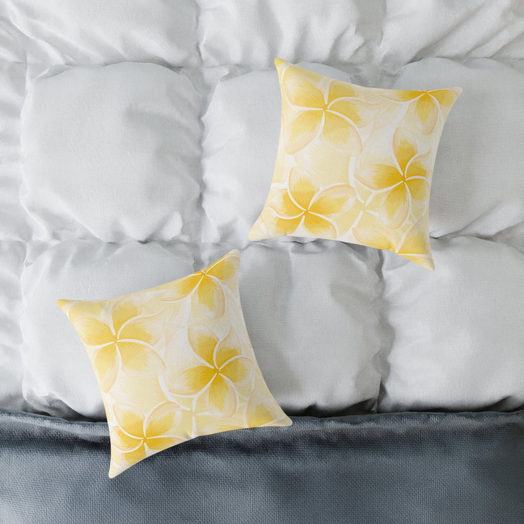 Bright Floral Decorative Pillow, Cozy Home Accent, Gift for Her, Summer Vibes, Living Room Decor, Soft Cushion