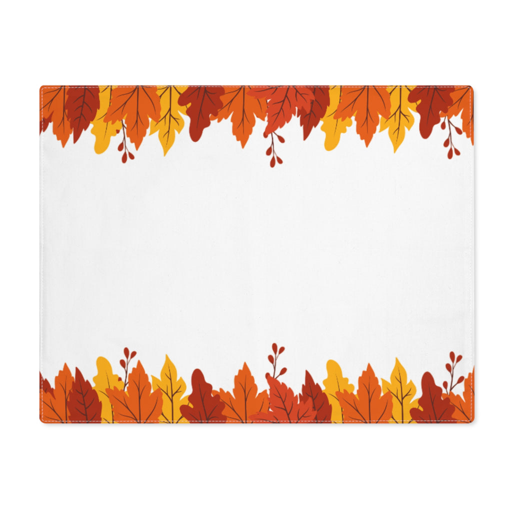 Autumn Leaves Placemat, Fall Table Decor, Thanksgiving Table Setting, Harvest Home Decor, Seasonal Dining Accessory, Thanksgiving Gift