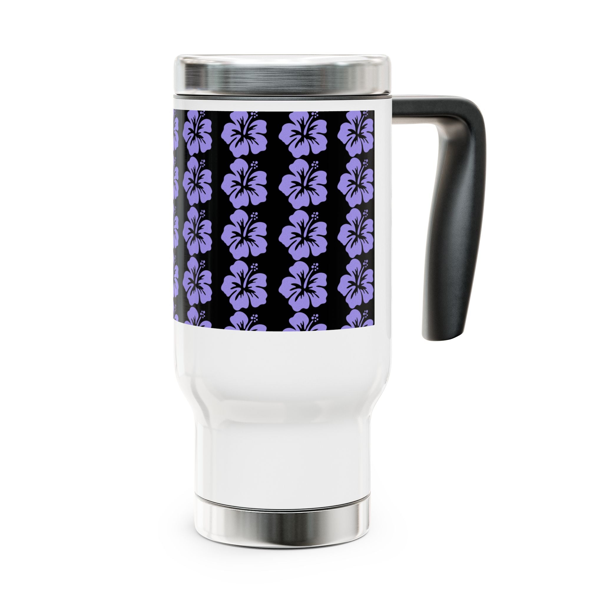 Floral Stainless Steel Travel Mug, Hibiscus Travel Cup, Coffee Mug with Handle, Perfect Gift for Garden Lovers, Summer Picnic [...]