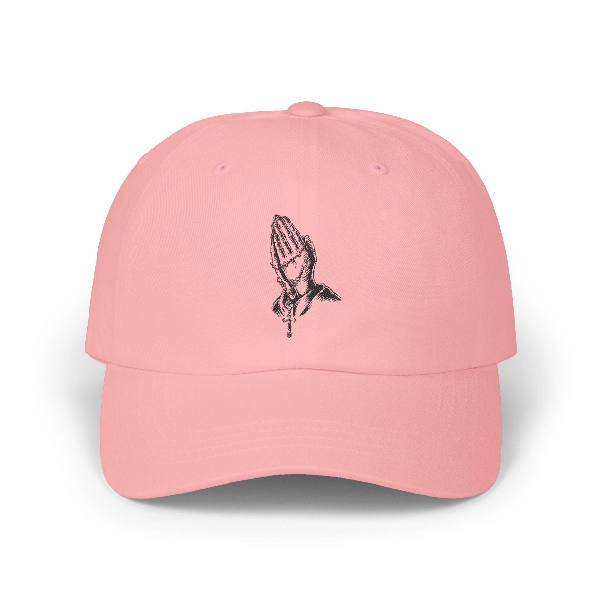 Praying Hands Classic Dad Cap, Faith Hat, Religious Cap, Casual Style, Gift for Dads, Summer Accessories, Unisex Fashion