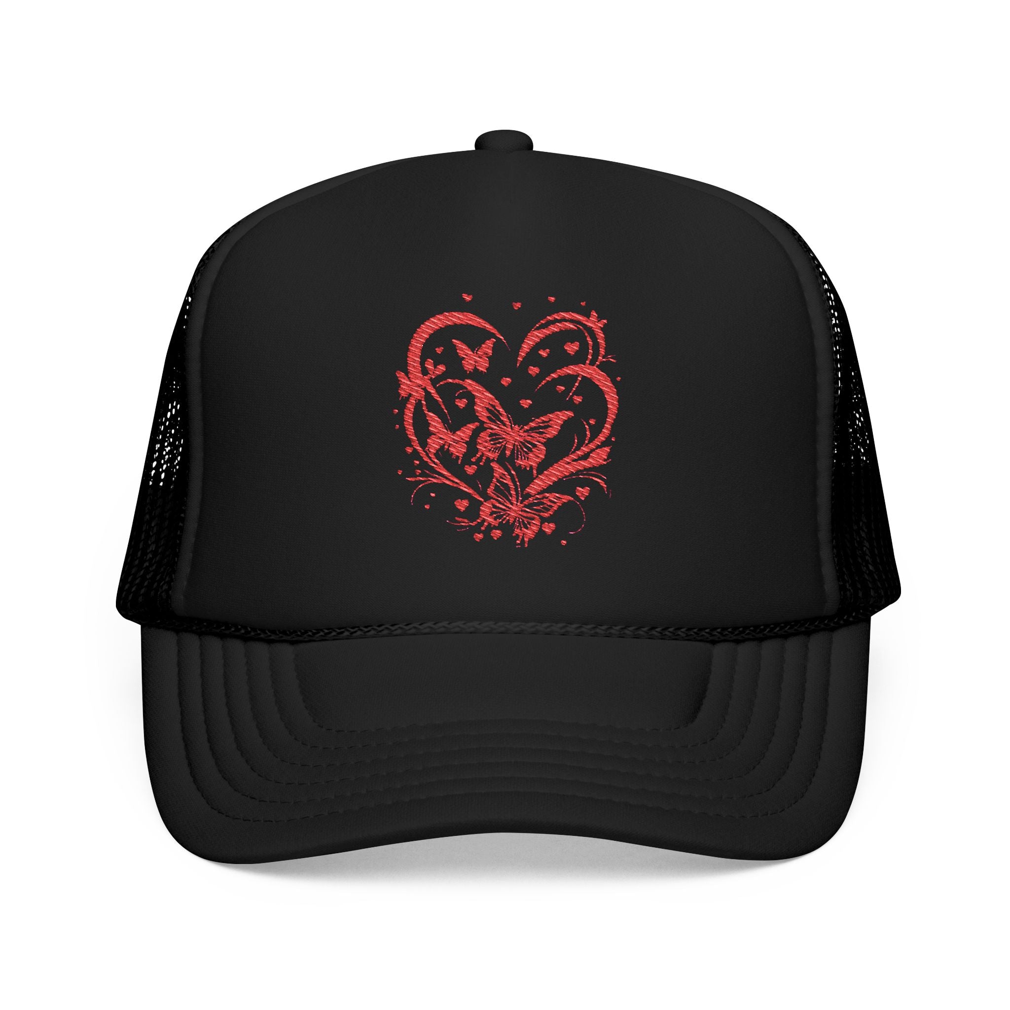 Embroidered Foam Trucker Hat, Trendy Caps, Casual Hat for Summer, Outdoor Activities, Gift for Him/Her, Holiday Essentials