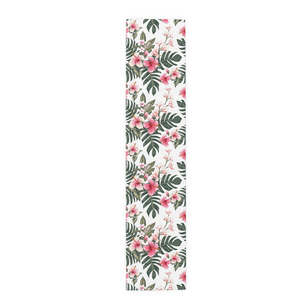 Floral Table Runner, Tropical Decor, Dining Table Centerpiece, Bohemian Home Accessories, Wedding Table Decor, Summer Events