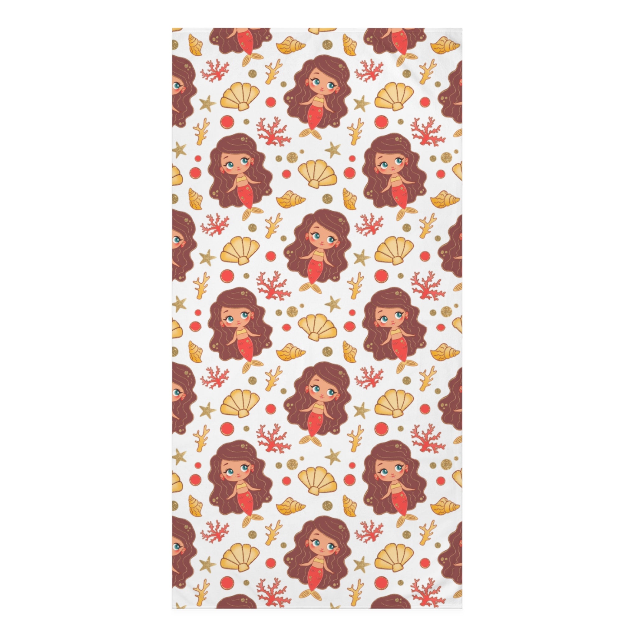Autumn Mermaid Mink-Cotton Towel - Cozy Bathroom Accessory for Seasonal Decor, Gift for Mermaid Lovers, Beach Blankets, Spa Gift Idea, [...]