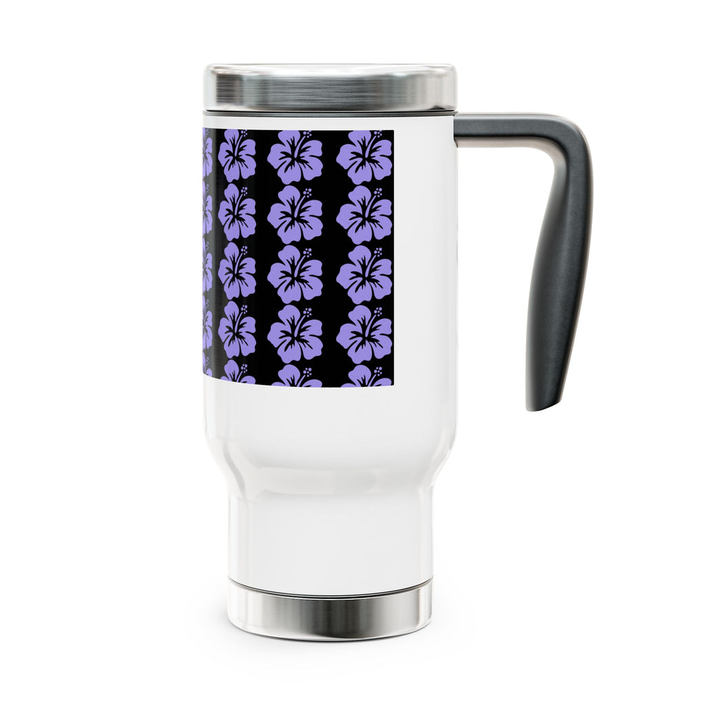 Floral Stainless Steel Travel Mug, Hibiscus Travel Cup, Coffee Mug with Handle, Perfect Gift for Garden Lovers, Summer Picnic [...]