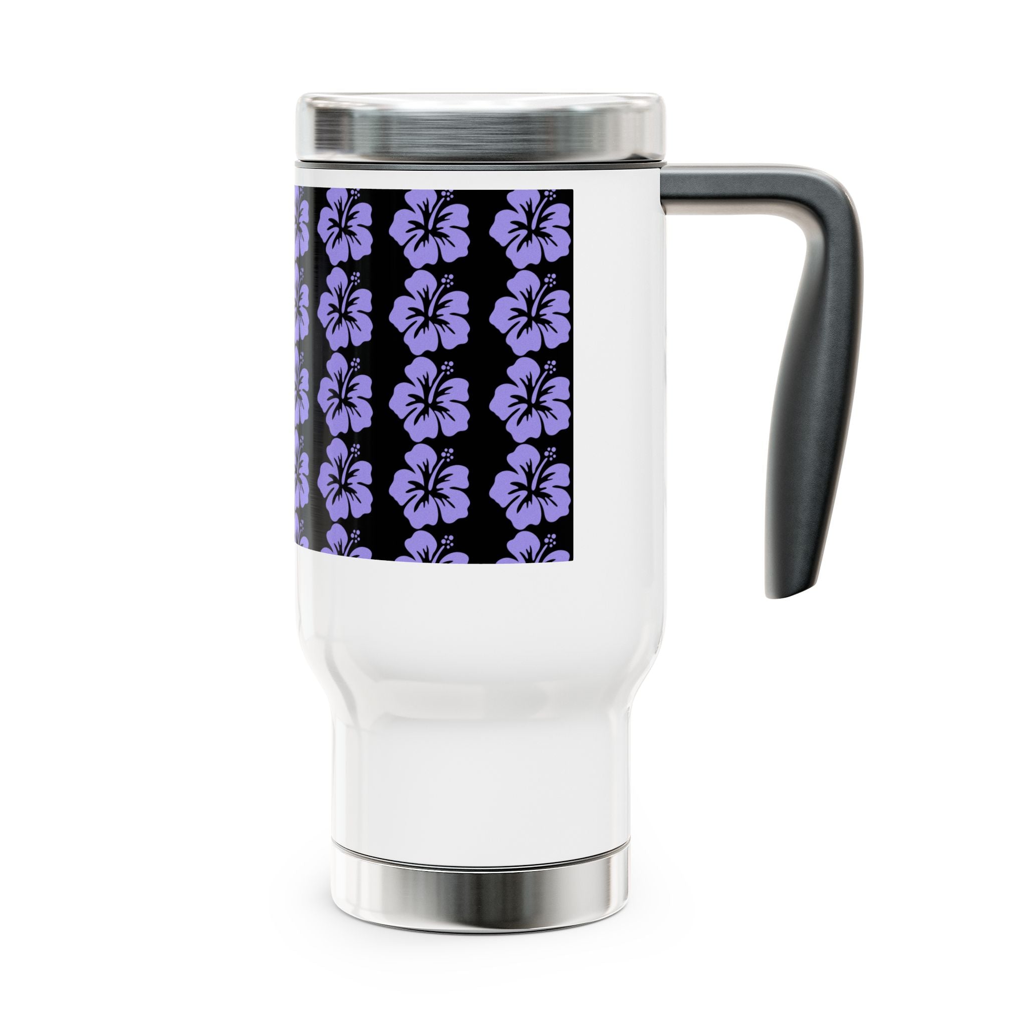 Floral Stainless Steel Travel Mug, Hibiscus Travel Cup, Coffee Mug with Handle, Perfect Gift for Garden Lovers, Summer Picnic [...]