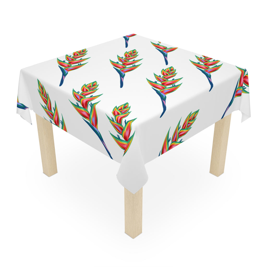 Vibrant Floral Tablecloth, Tropical Decor, Boho Home Accents, Summer Parties, Holiday Dining, Garden Gatherings