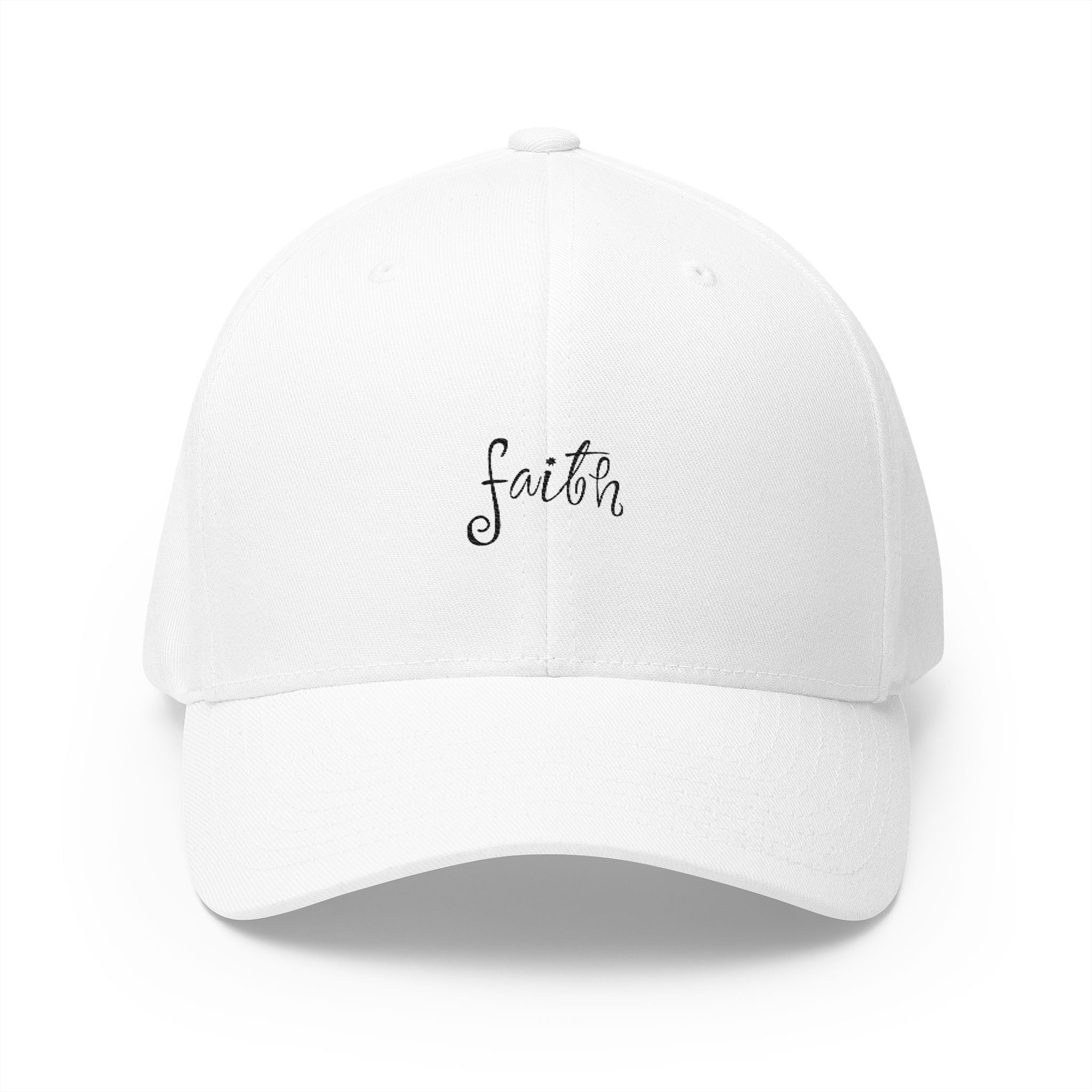 Faith Embroidered Cap - Closed-Back Structured Style, Perfect Gift for Faith, Daily Wear, Adjustable Cap, Summer Accessory