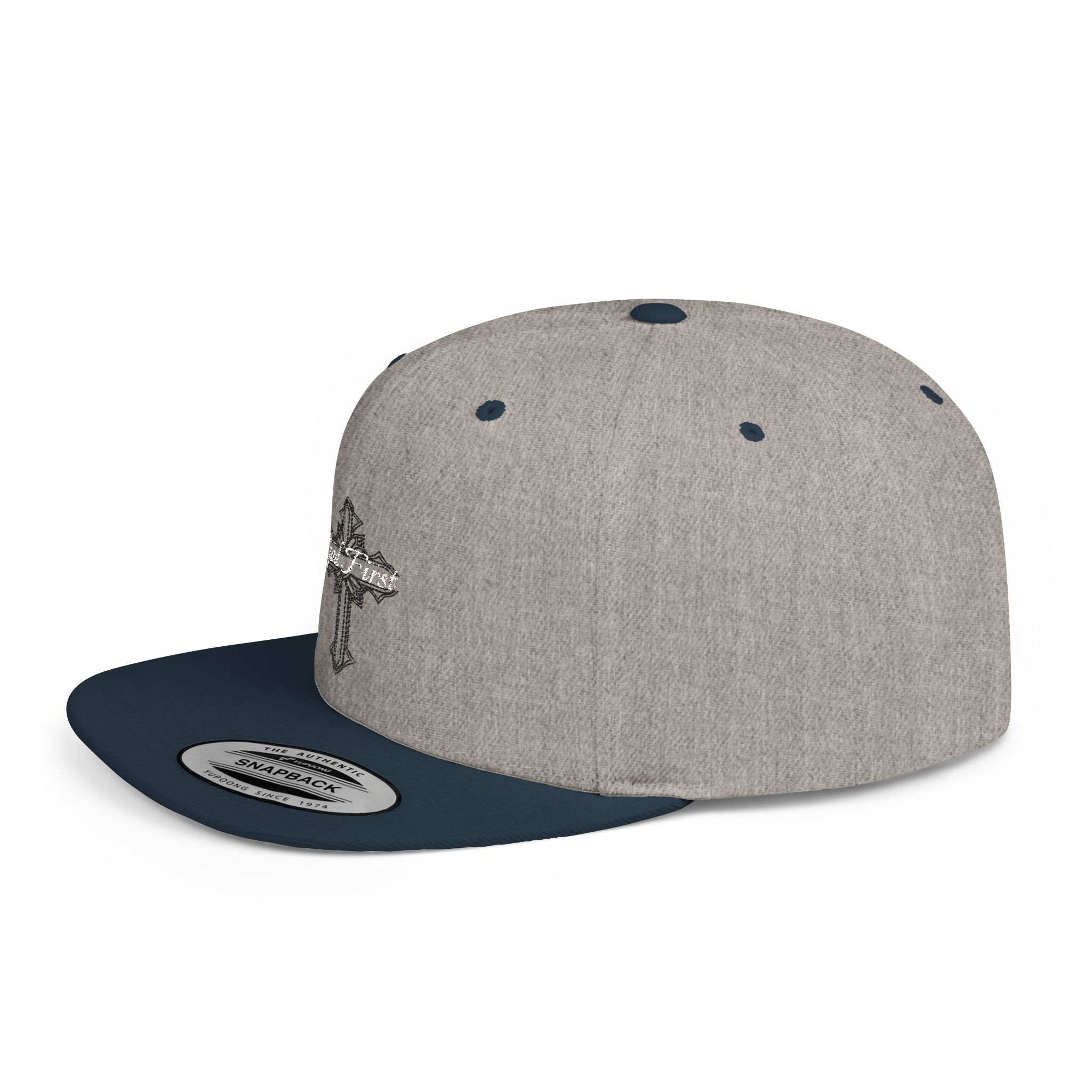Stylish God First Flat Bill Snapback Hat | Trendy Cap for Faith Enthusiasts | Perfect Gift for All Occasions, Casual Wear, Everyday [...]