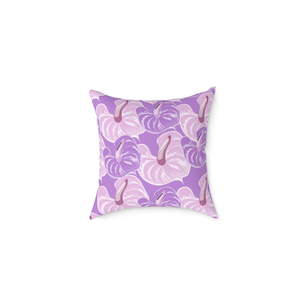 Vibrant Floral Square Pillow, Cozy Home Decor Cushion, Gift for Her, Living Room Accent, Boho Style Pillow