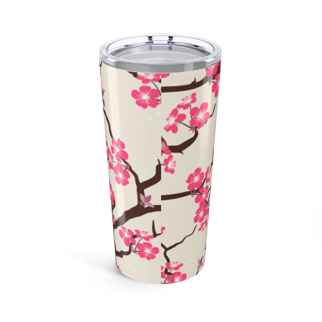 Blossom Floral Tumbler | 20oz Travel Mug for Hot & Cold Drinks | Perfect Gift for Spring, Nature Lovers, Housewarming