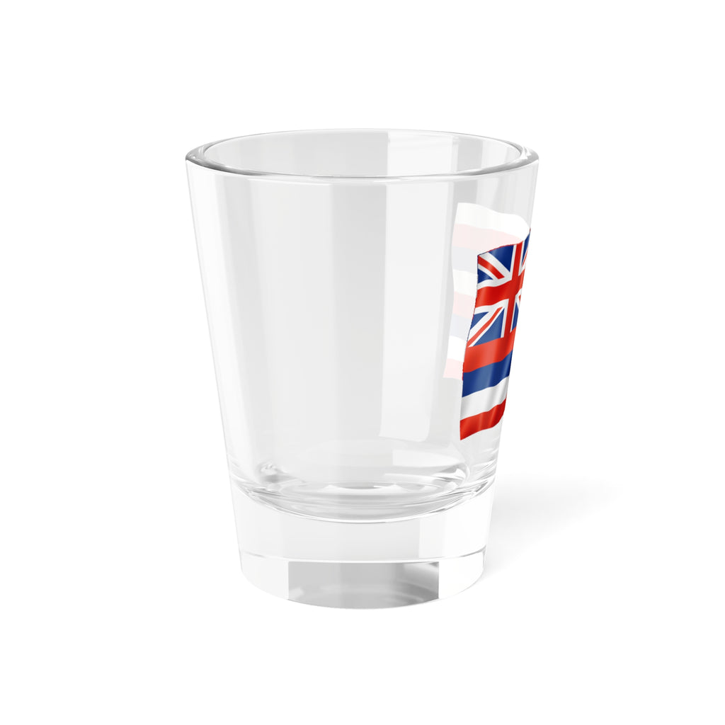 Hawaiian Flag Shot Glass | Travel Souvenir, Barware for Parties, Cocktail Lover Gift, Collectible Drinkware, Patriotic Keepsake