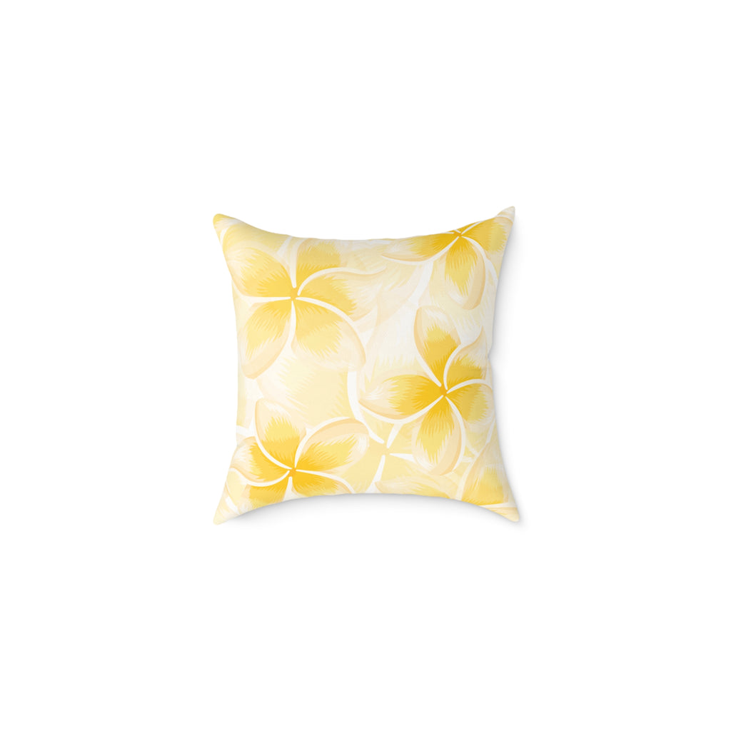 Bright Floral Decorative Pillow, Cozy Home Accent, Gift for Her, Summer Vibes, Living Room Decor, Soft Cushion
