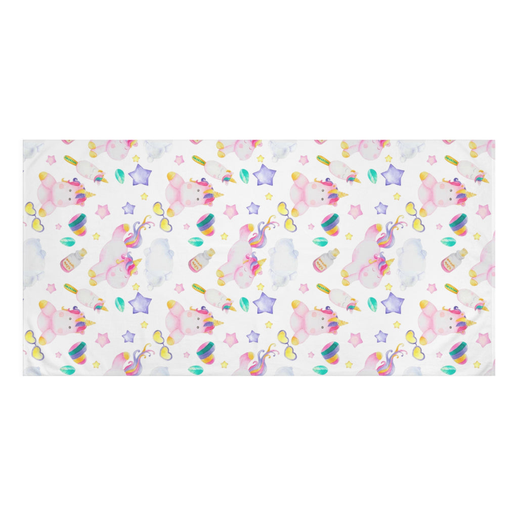 Whimsical Unicorn Mink-Cotton Towel - Soft and Cozy Bathroom Accessory, Perfect for Kids, Gifts, Pool Days, Beach Fun, and Everyday Use