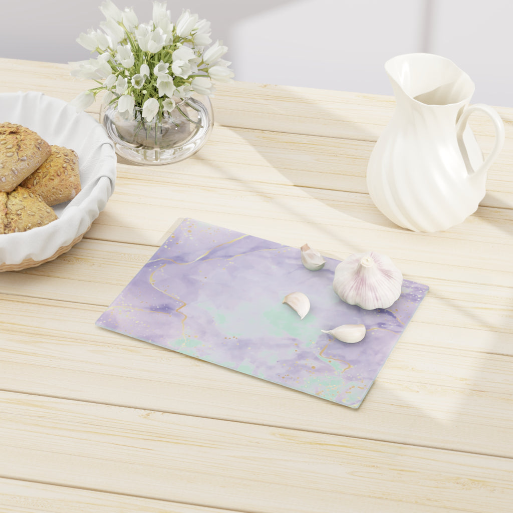Elegant Marble Cutting Board with Gold Accents, Kitchen Decor, Wedding Gift, Home Cooking, Charcuterie Board