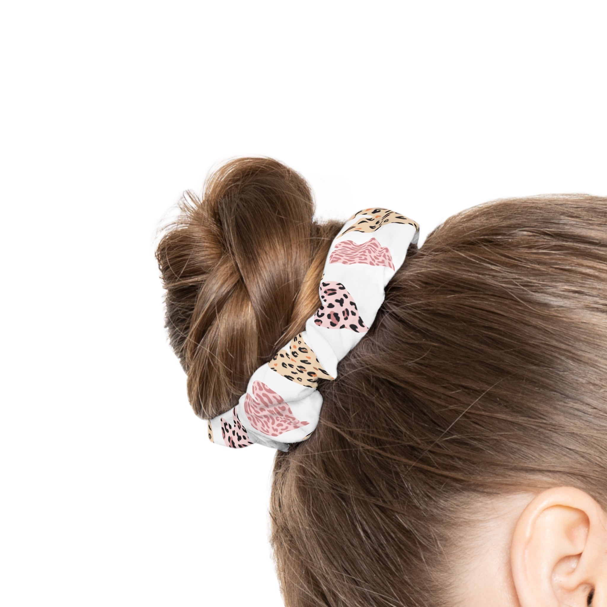 Chic Leopard Print Scrunchie, Stylish Hair Accessory, Perfect for Everyday Use, Gifts for Her, Trendy Hair Tie, Fashion Scrunchie