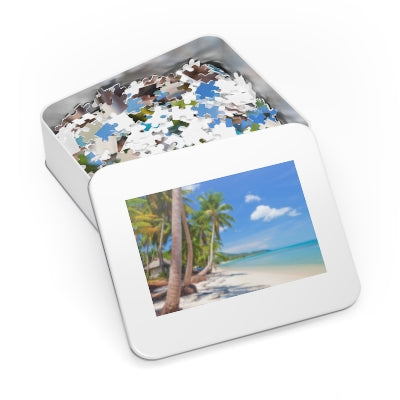 Jigsaw Puzzle with Tin
