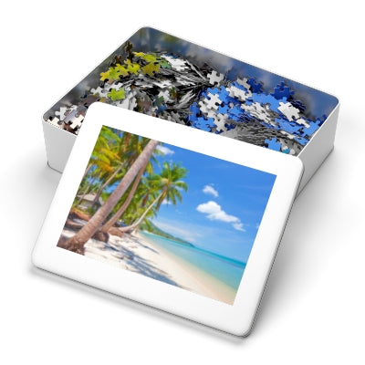 Jigsaw Puzzle with Tin