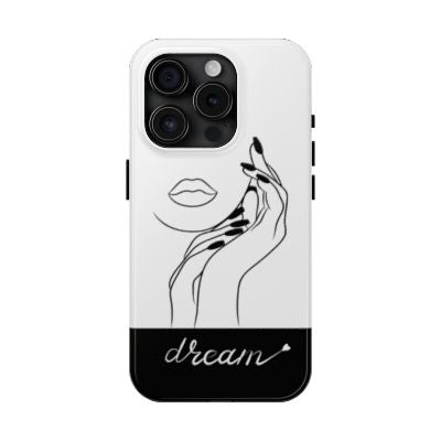 Stylish Dream Phone Case, Tough iPhone Cases, Trendy Smartphone Protectors, Unique Phone Covers, Artful Mobile Accessories