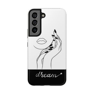 Stylish Dream Phone Case, Tough iPhone Cases, Trendy Smartphone Protectors, Unique Phone Covers, Artful Mobile Accessories