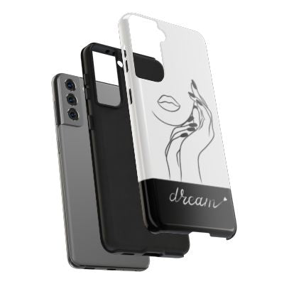 Stylish Dream Phone Case, Tough iPhone Cases, Trendy Smartphone Protectors, Unique Phone Covers, Artful Mobile Accessories