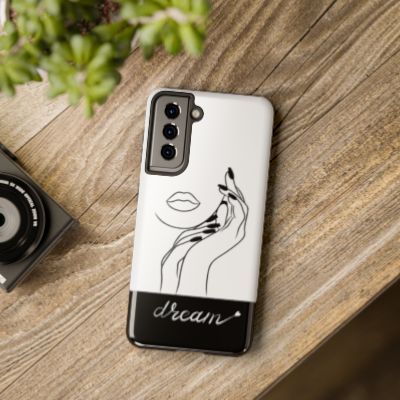 Stylish Dream Phone Case, Tough iPhone Cases, Trendy Smartphone Protectors, Unique Phone Covers, Artful Mobile Accessories