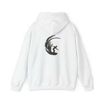 Surfing Vibes Unisex Heavy Blend™ Hooded Sweatshirt - Ocean Lover, Beach Style, Gift for Surfers, Casual Wear, Summer Apparel
